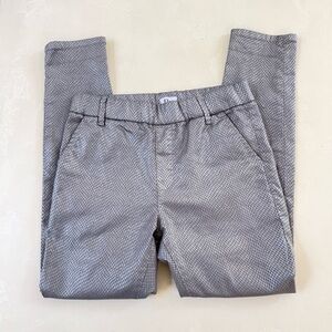 Bevy Flog Silver Gray Snake Print High Rise Skinny Pants 28